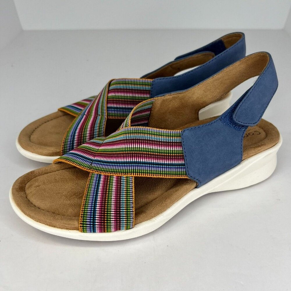 Comfortiva Tiana Womens CT0022207 Multicolor Pillowtop Size 7M Strappy Sandal
